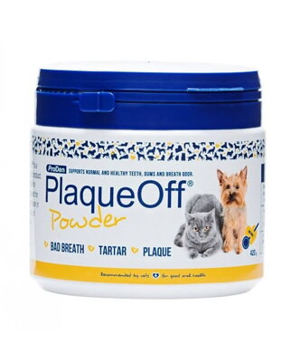 Doplnok výživy pre psy a mačky, ProDen PlaqueOff Powder 