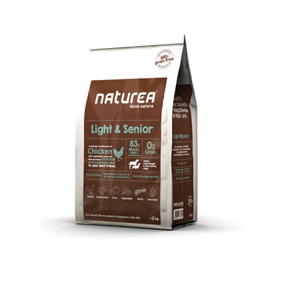 Naturea Light & Senior, 2kg