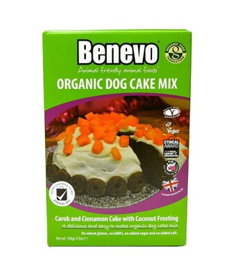 Koláč pre psy, Benevo Organic Dog Cake Mix, 140g