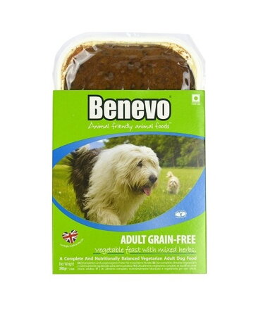 Krmivo pre psov, Benevo Adult Grain-Free Vegetable Feast With Mixed Herbs, 395g