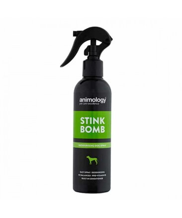 Sprejový deodorant Animology Stink Bomb, 250ml - pre každého psa.
